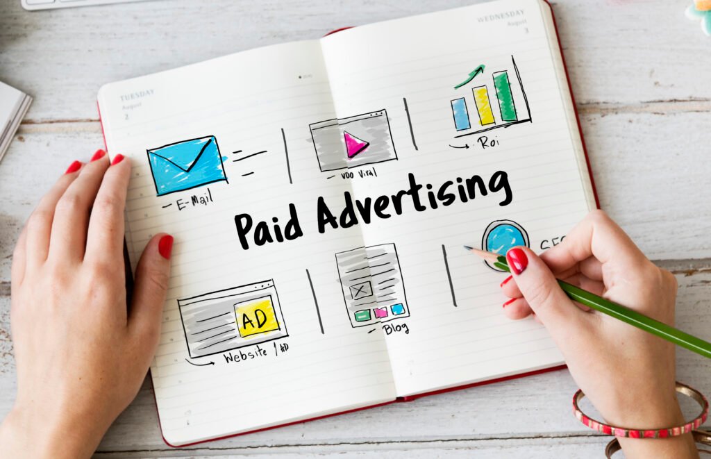 Paid digital marketing, also known as pay-per-click (PPC) advertising, involves purchasing ad space on various online platforms to promote products or services. This strategy can increase targeted website traffic and produce results right away.